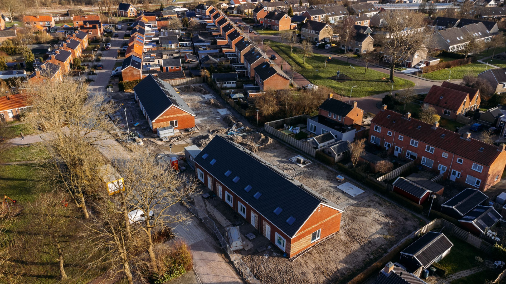 Drone-foto van Baflo